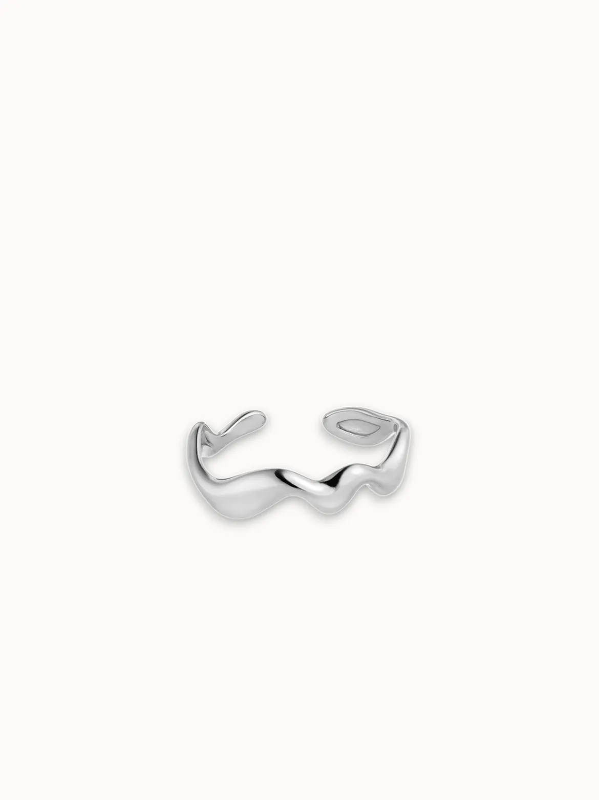 Abstrakt Wave Adjustable Ring