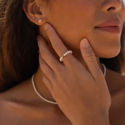 Anxiety Shiny Bloom Ring