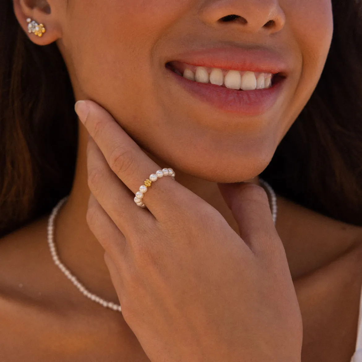 Anxiety Shiny Bloom Ring