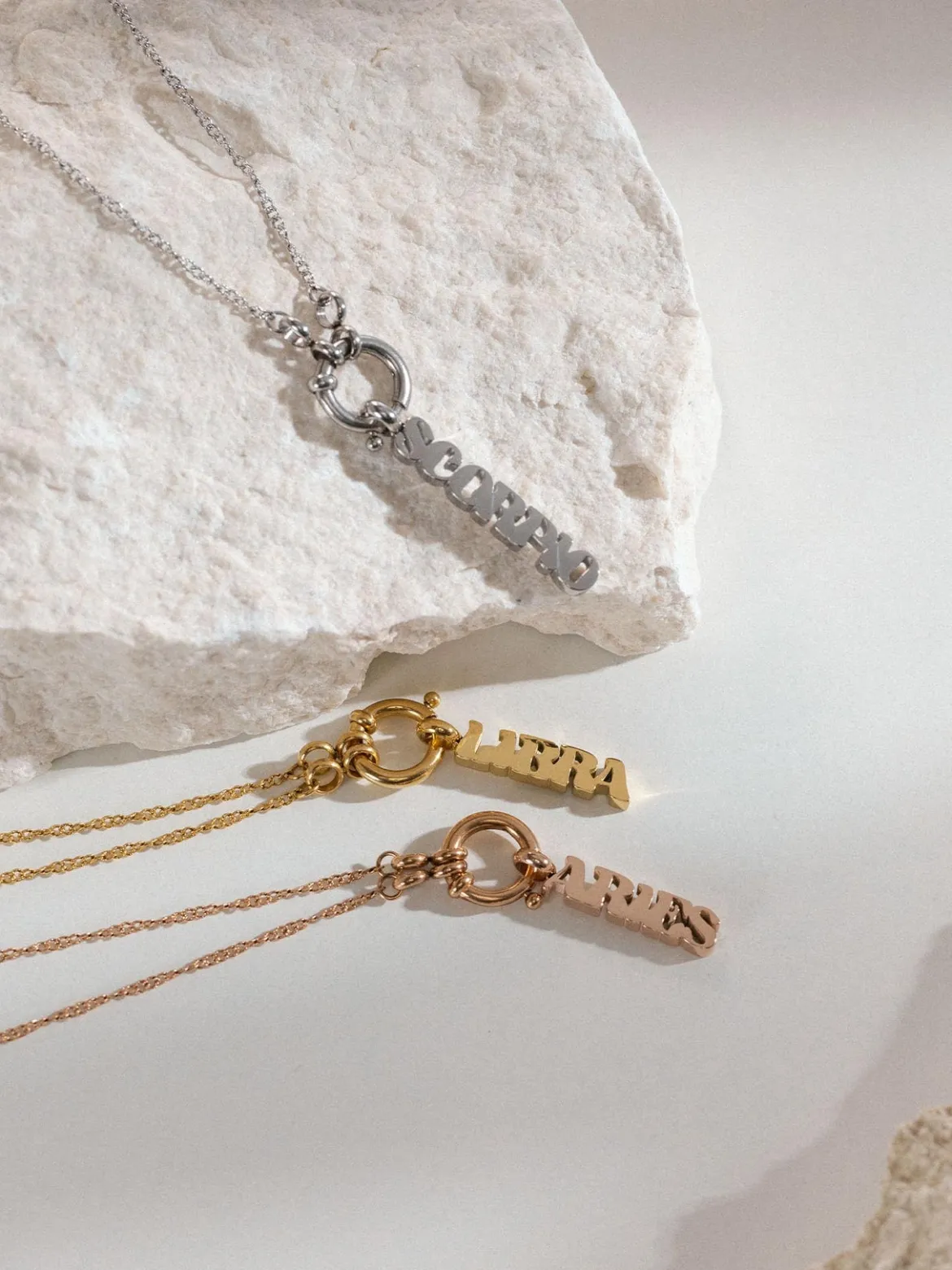 Aries Letter Charm