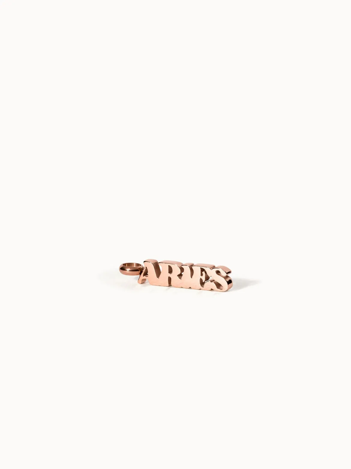 Aries Letter Charm