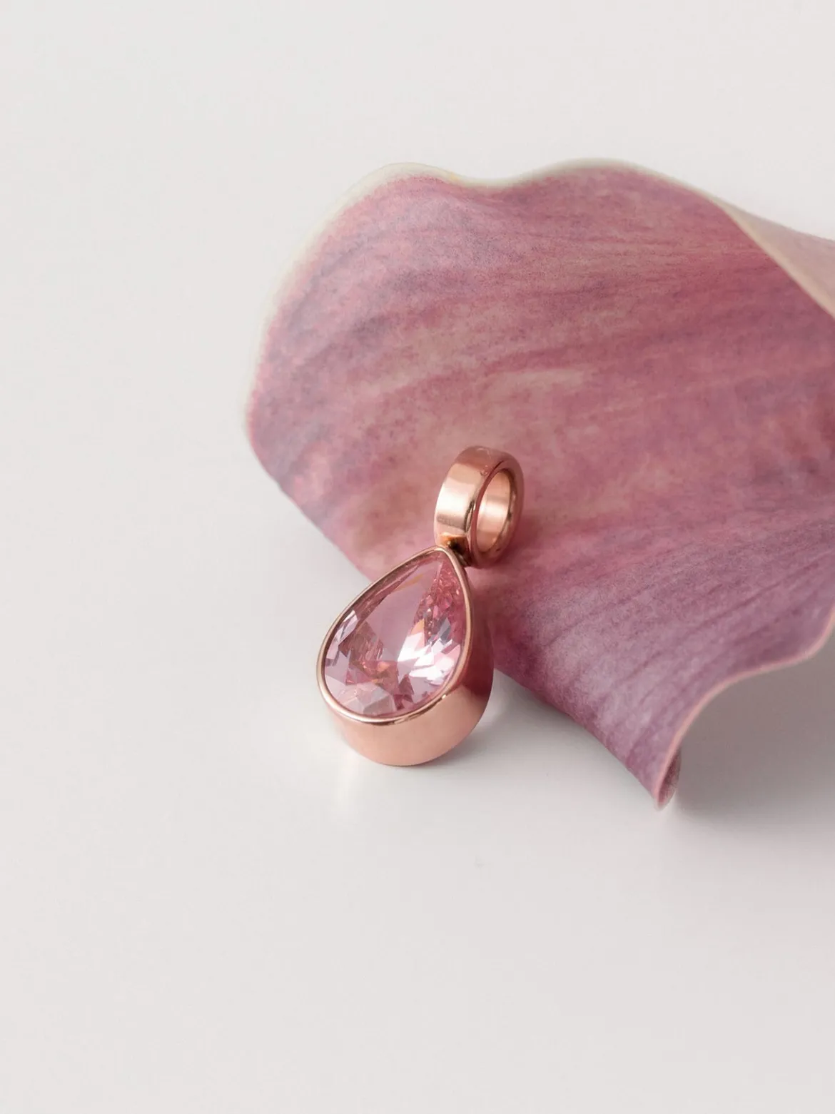 Blush Drop Charm