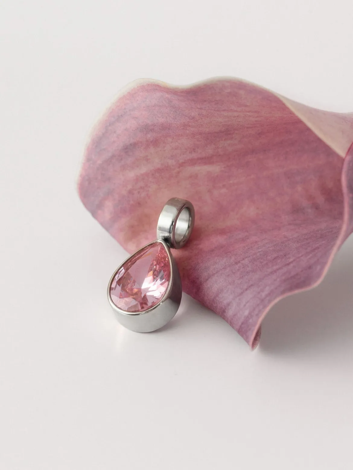 Blush Drop Charm
