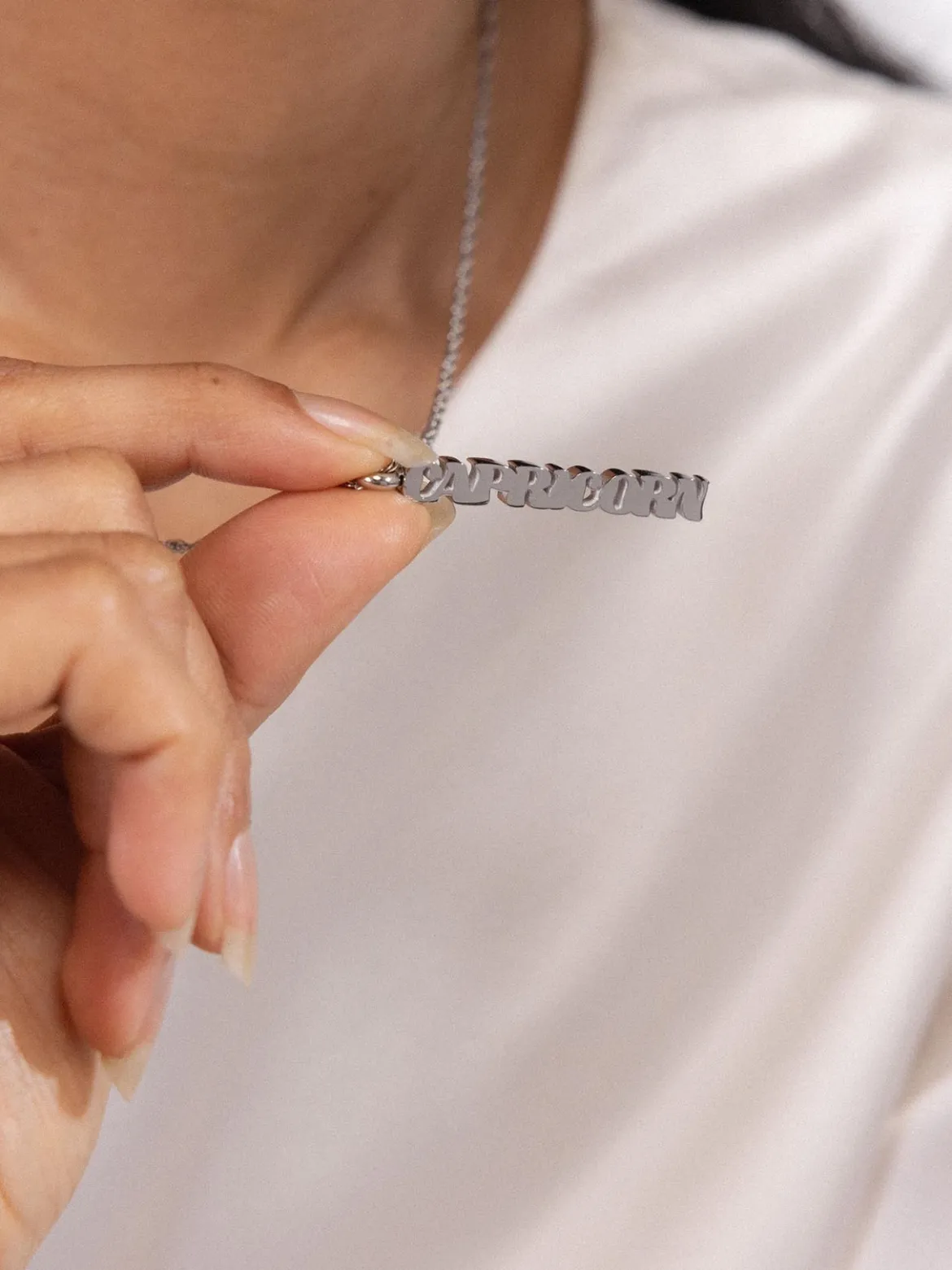 Capricorn Letter Charm