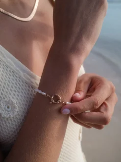 Charm Armband mit Perlen