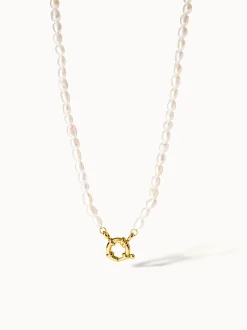 Charm Kette mit Perlen