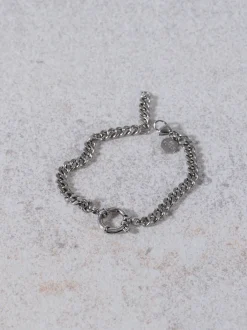 Curb Chain Charm Armband