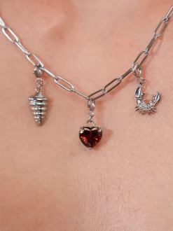Flex Rotes Herz Charm