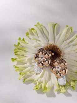 Floral Pearly Ohrringe
