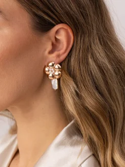 Floral Pearly Ohrringe