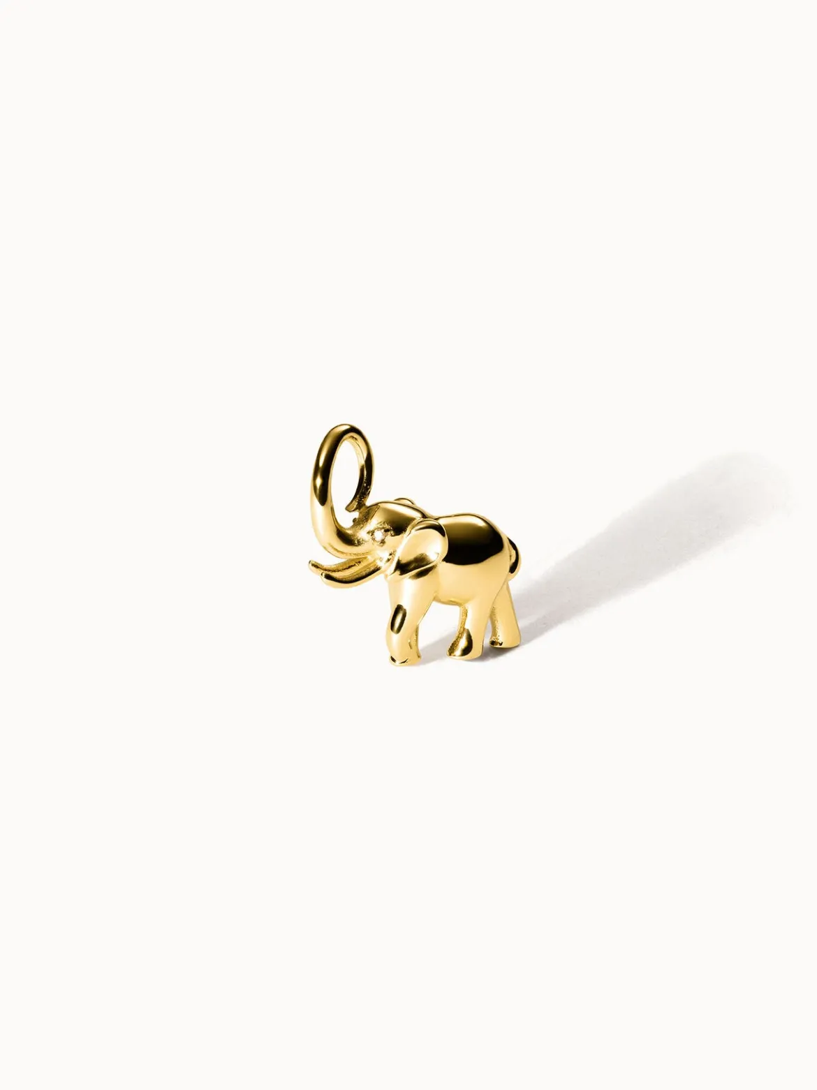 Flowing Strength Elefant Charm