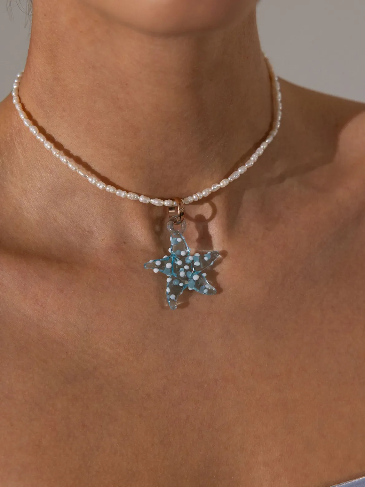 Glass Starfish Charm