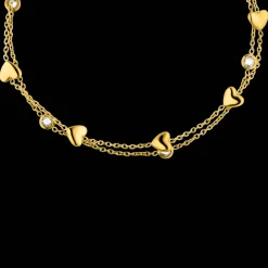 Glitter Heart Armband