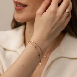 Glitter Heart Armband