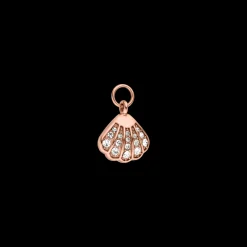 Glitter Shell Charm