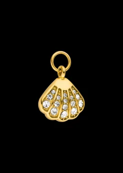 Glitter Shell Charm