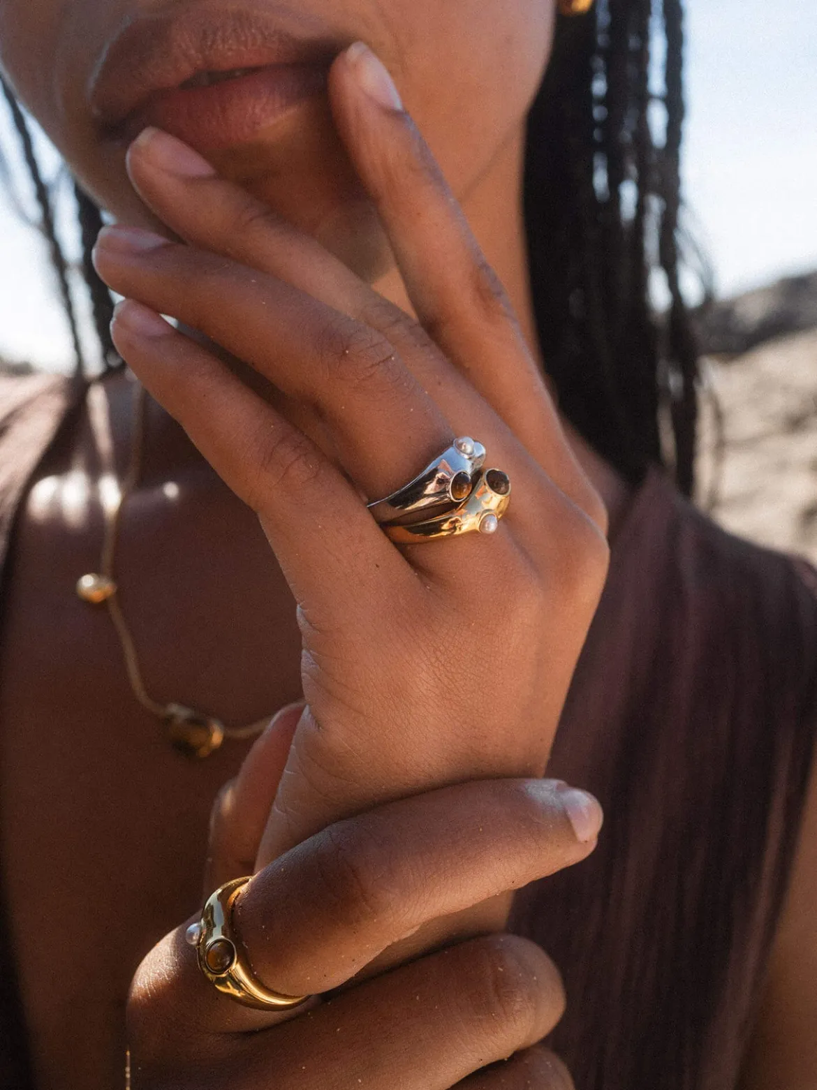 Golden Gaze Ring