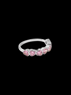 Hearts Of Love Pink Ring
