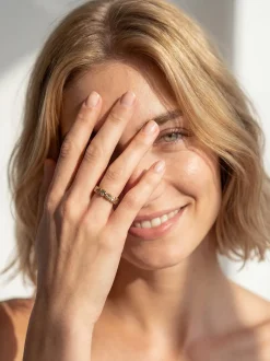 Hearts Of Love White Ring