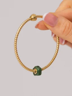 LEI Jade Flower Charm