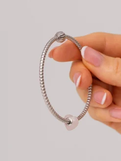 LEI Rosequarz Heart Charm