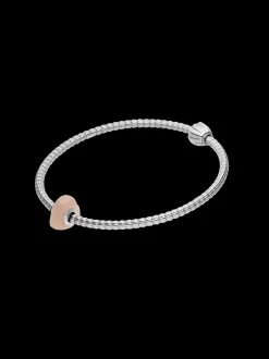 LEI Rosequarz Heart Charm