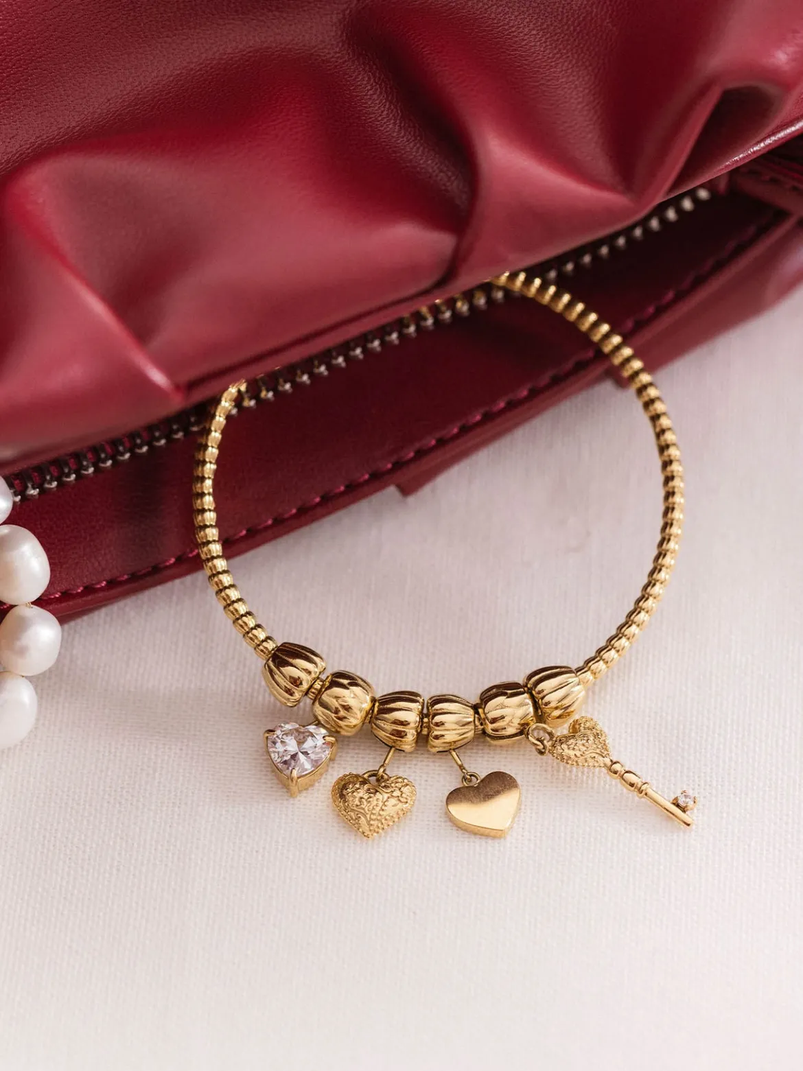 LEI Vintage Herz Charm