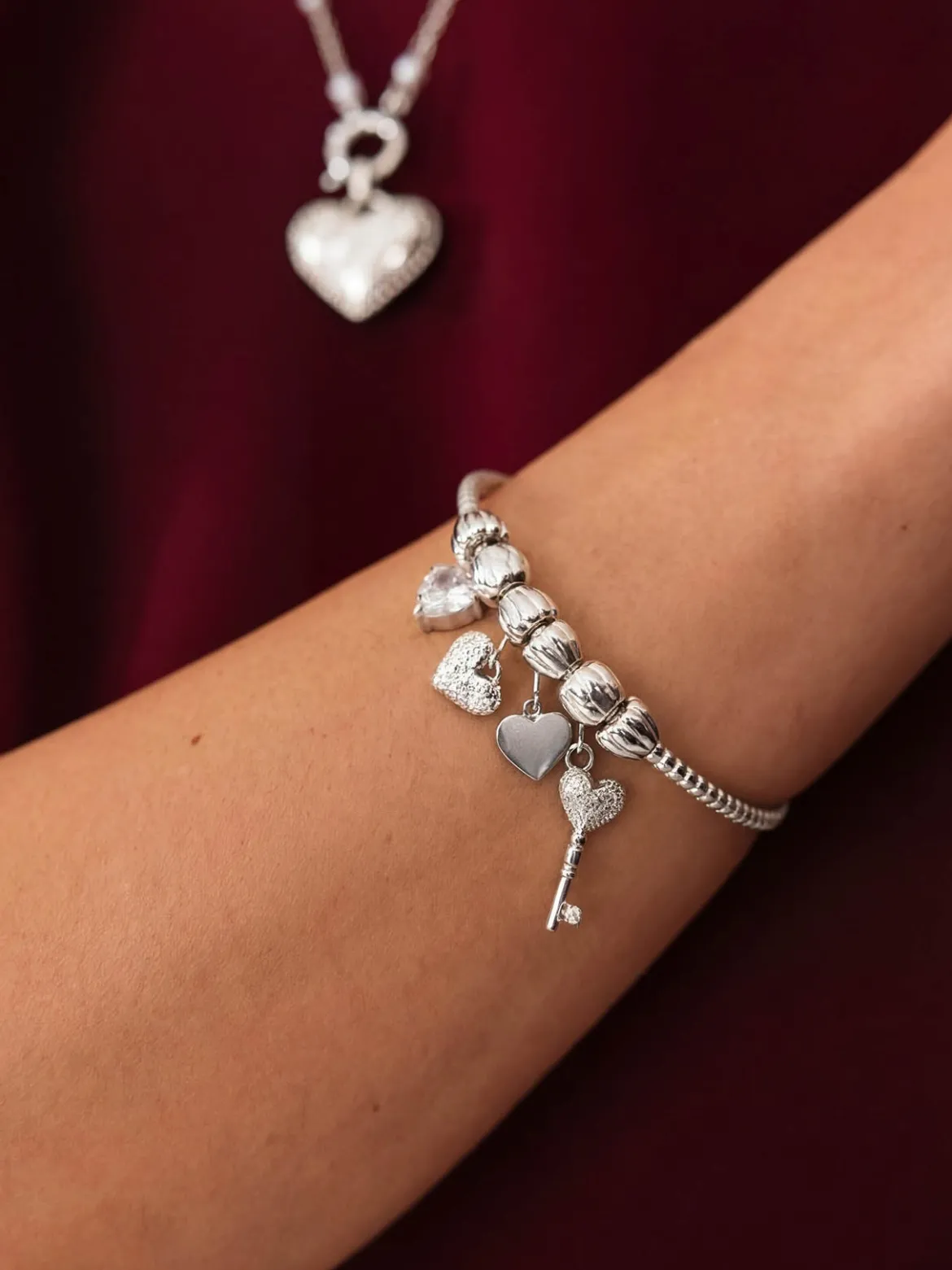 LEI Vintage Herz Charm