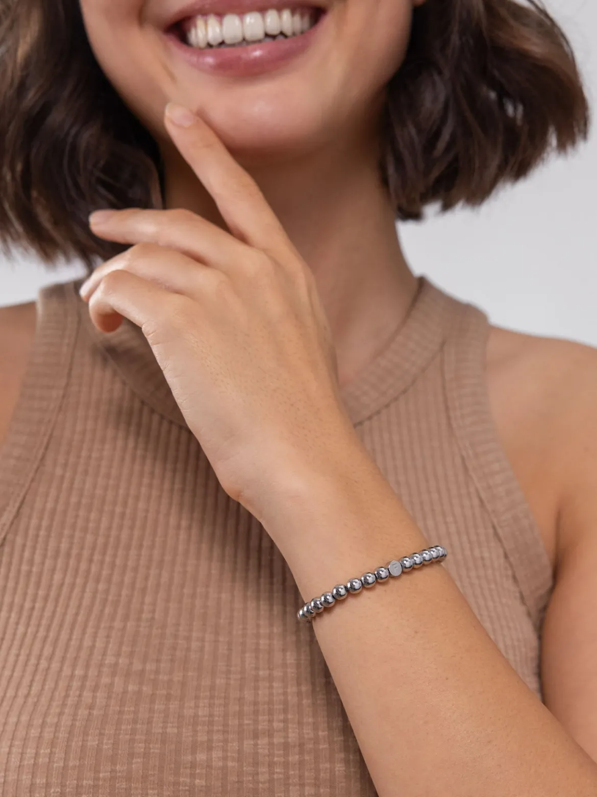 Letter F Armband