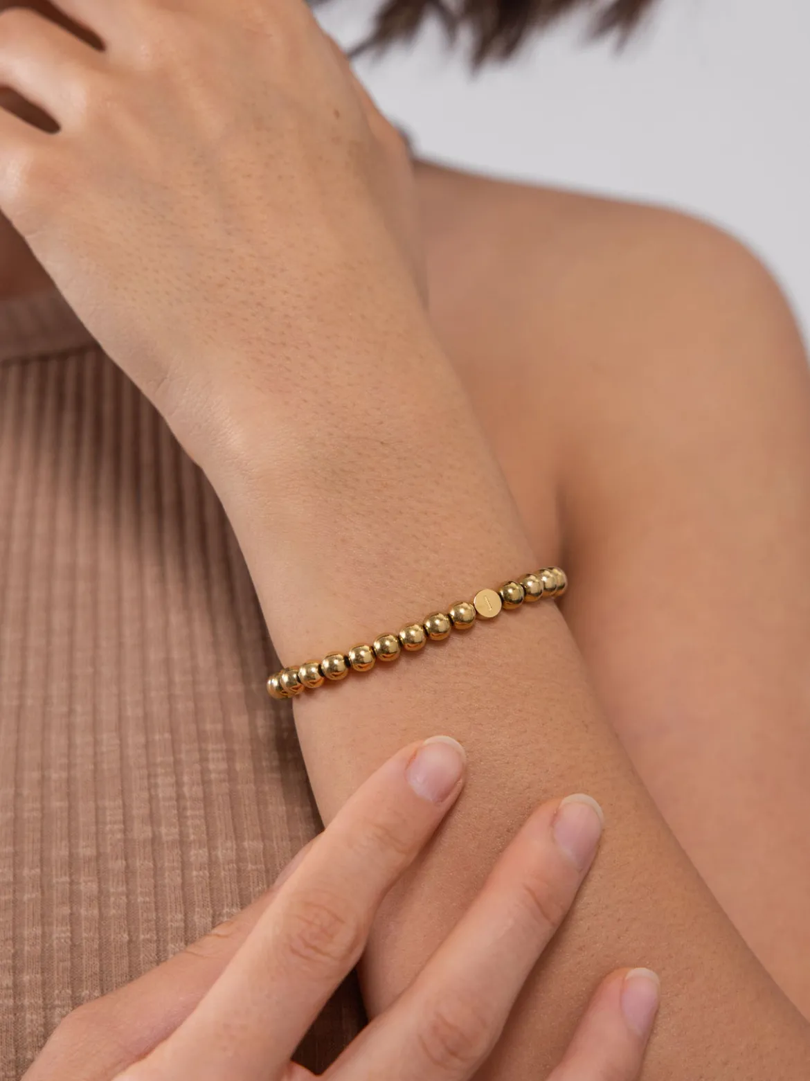 Letter I Armband