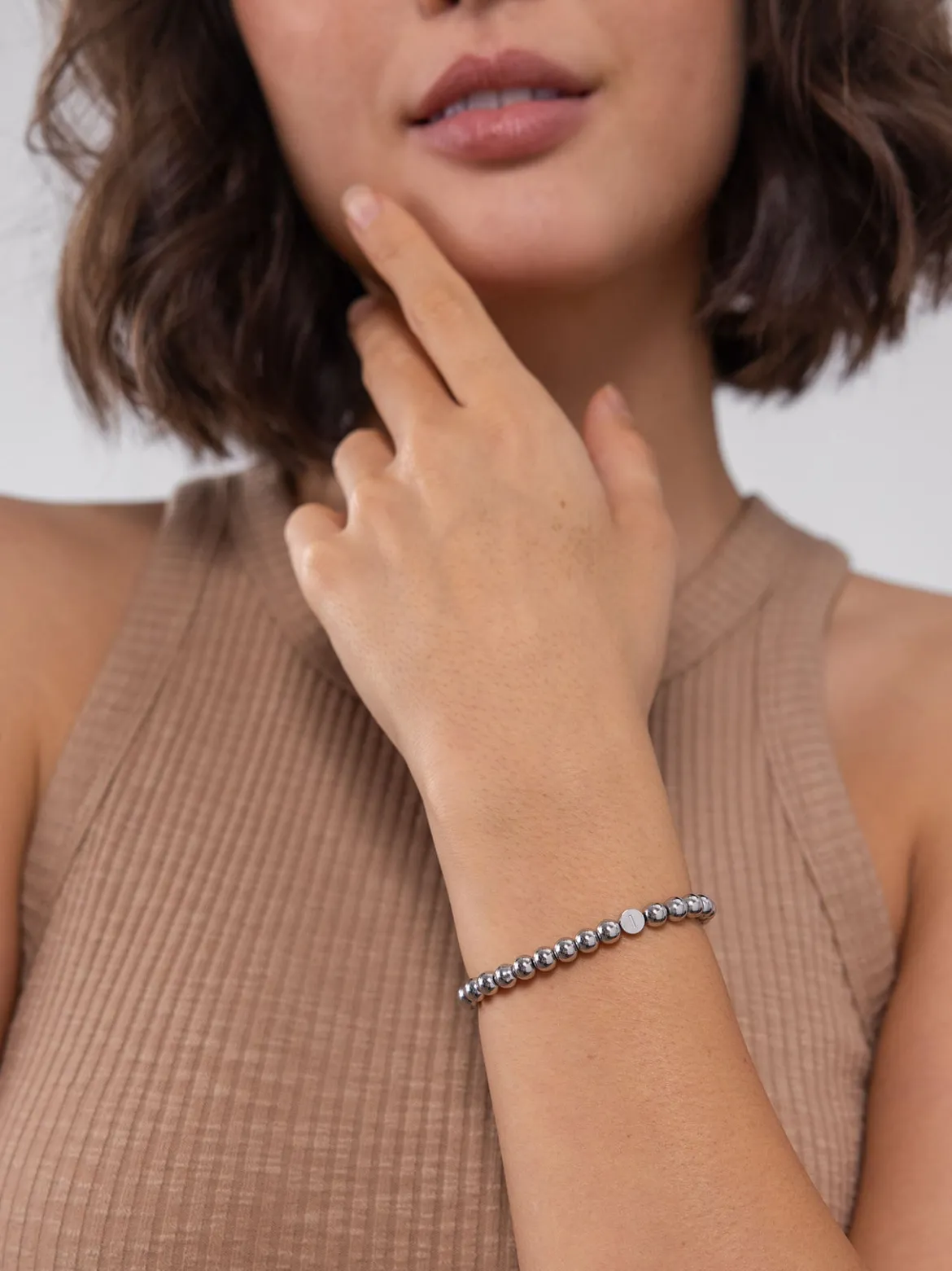 Letter I Armband
