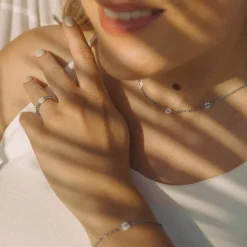 Linen Blossom Anxiety Ring