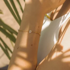 Linen Blossom Armband