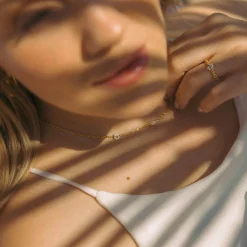 Linen Blossom Kette
