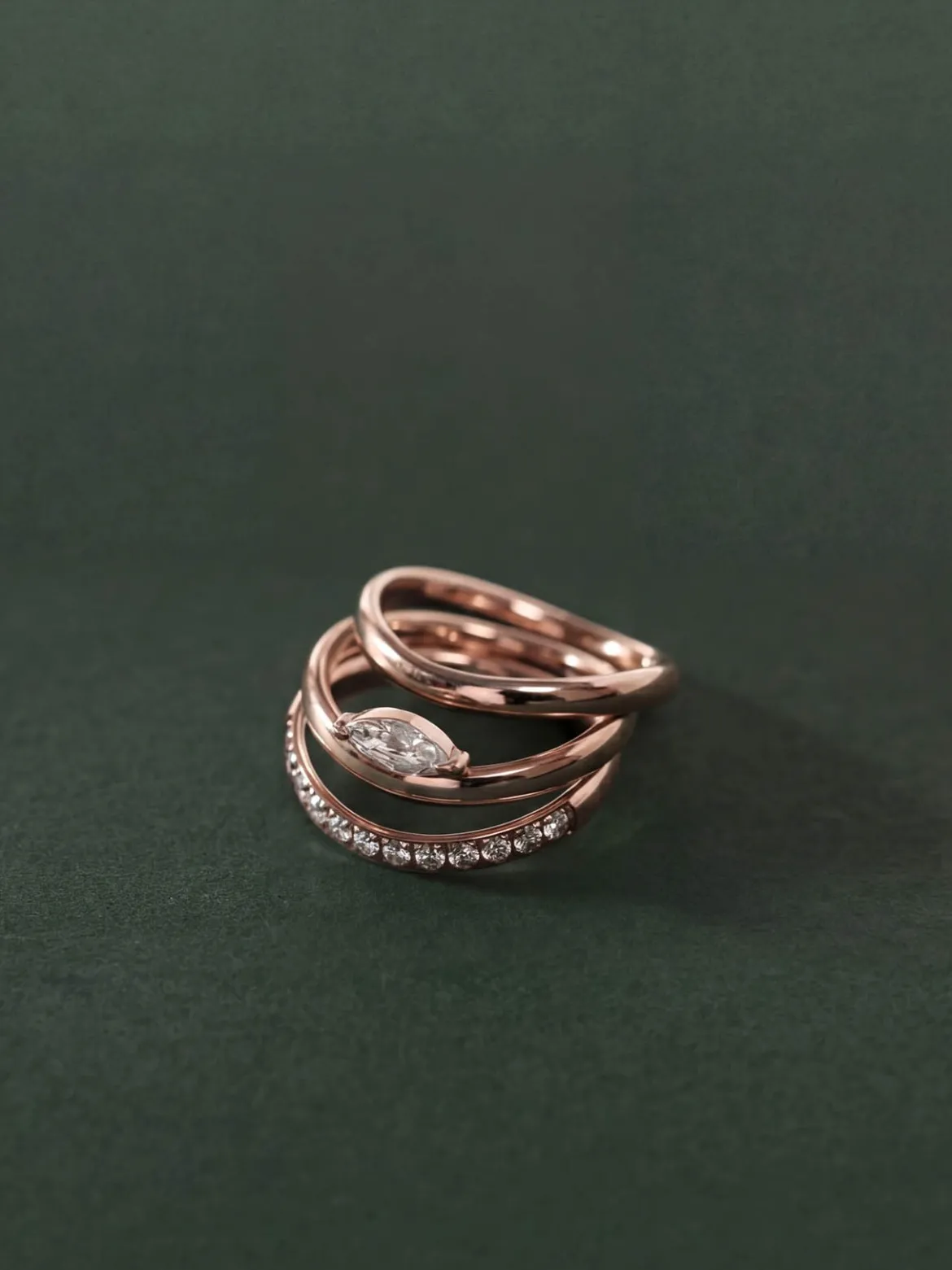 Lumi Trio Ring Set