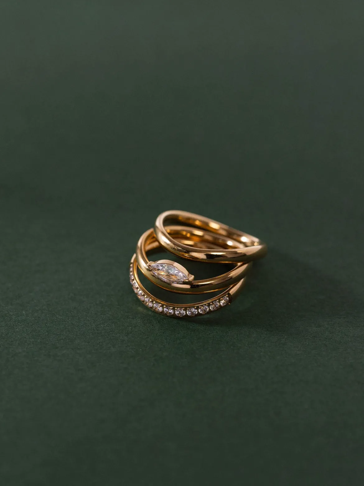 Lumi Trio Ring Set
