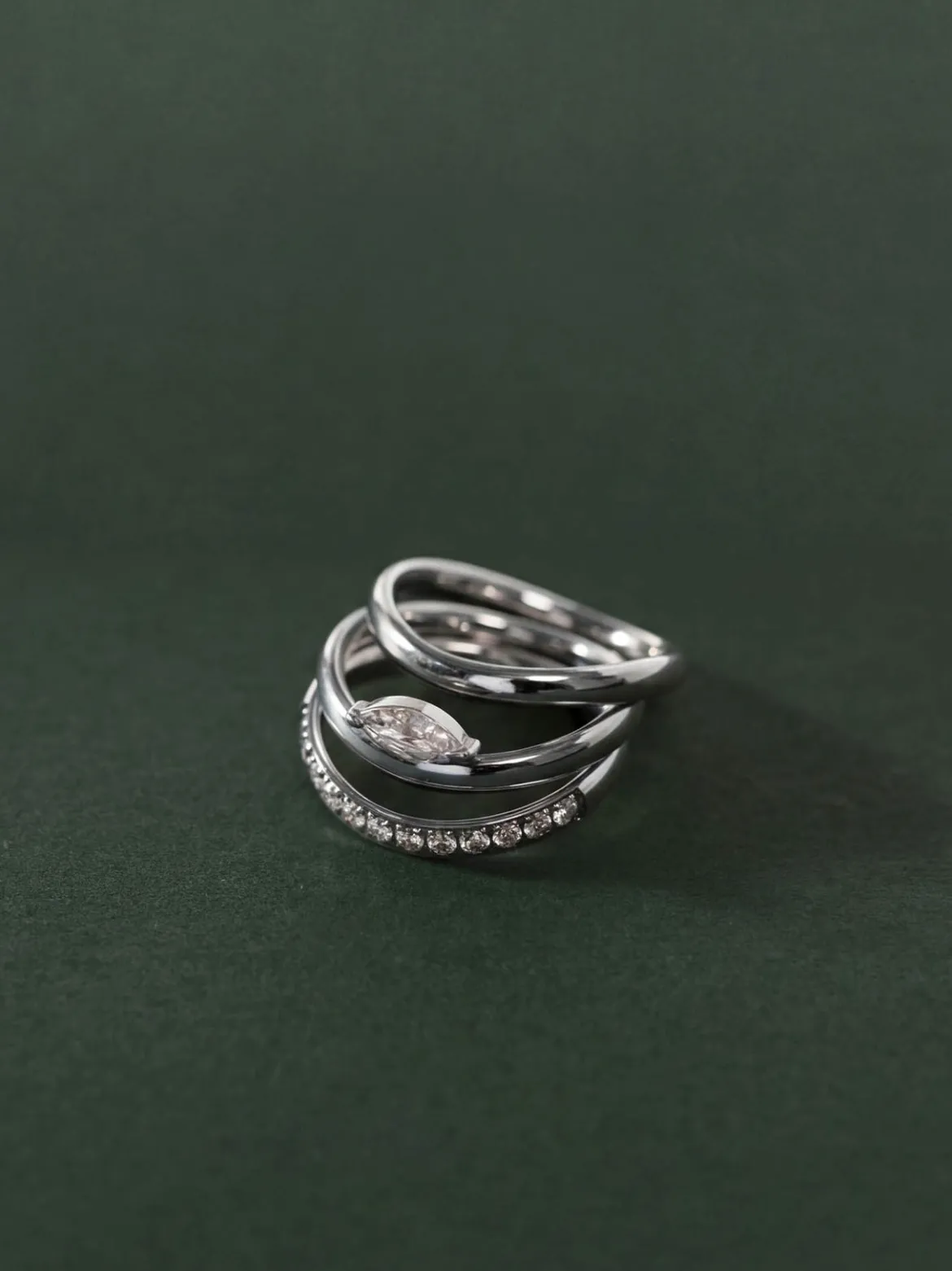 Lumi Trio Ring Set