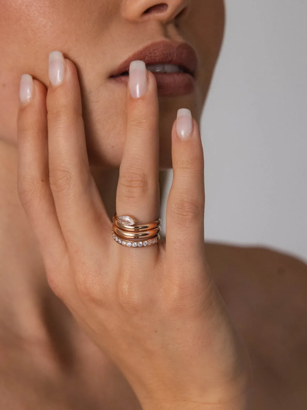 Lumi Trio Ring Set