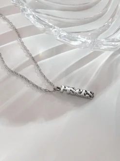 Pisces Letter Charm