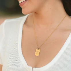 Plate Charm Kette