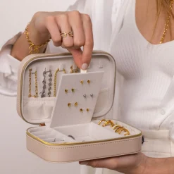Premium Schmuck Box Beige