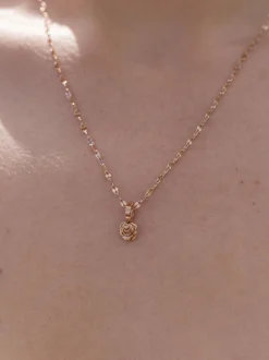 Rosen Charm Anhänger - Geburtsblume Juni