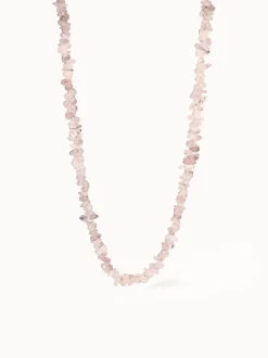 Rosenquarz Kette