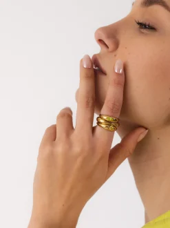 Soft Curve Ring Set