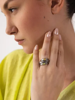 Soft Curve Ring Set