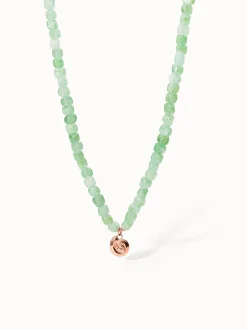 Sundial Shell Jade Kette