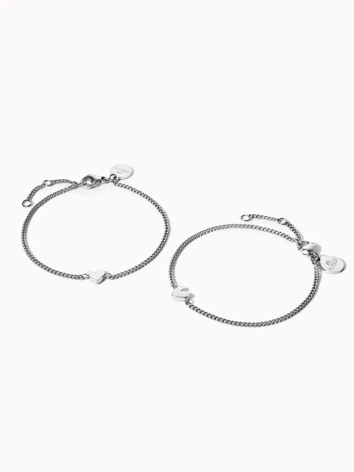 Tiny Heart Armband Set