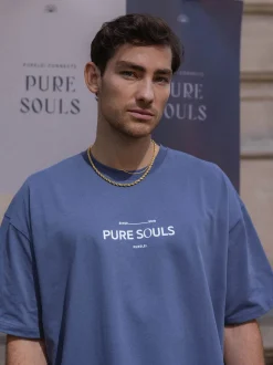 T-shirt Pure Souls Dark Blue