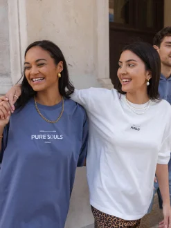 T-shirt Pure Souls Dark Blue