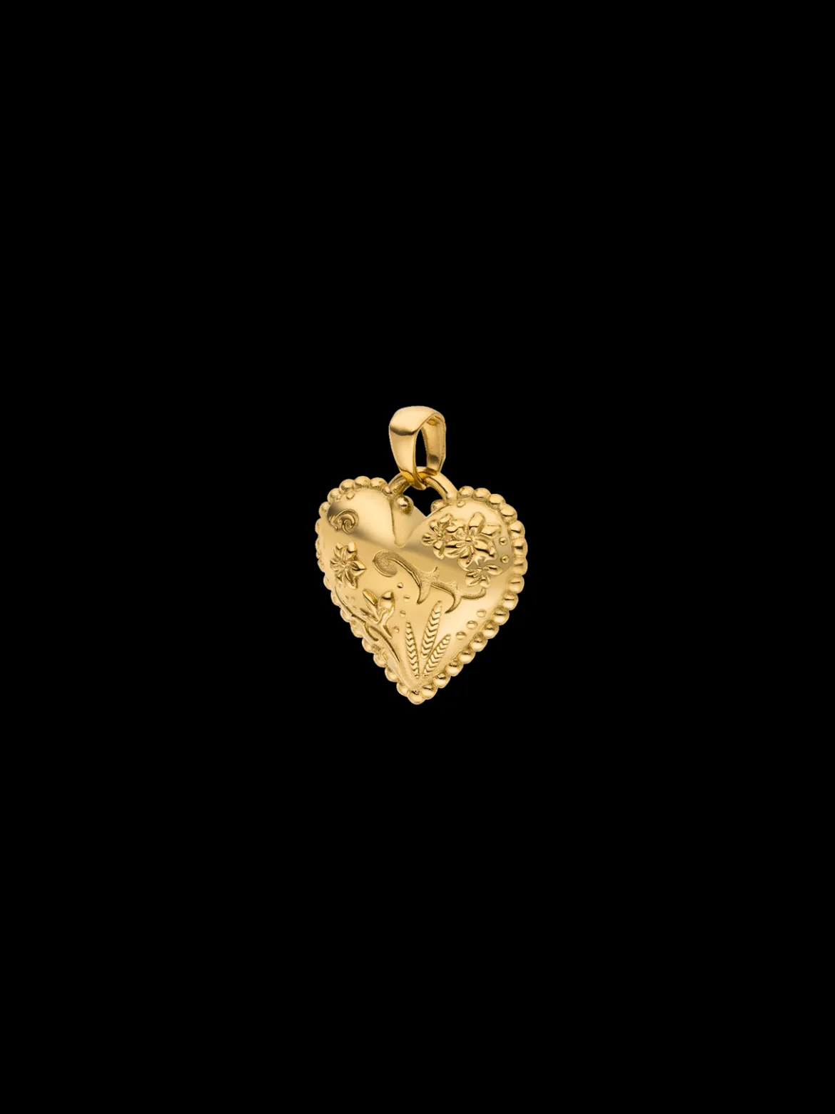 Vintage Love Heart Charm